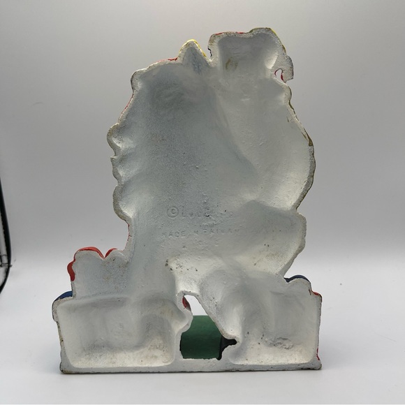 Vintage 1992 Santa Claus cast iron doorstop Lillian Vernon #9454 Christmas toys - Picture 5 of 16